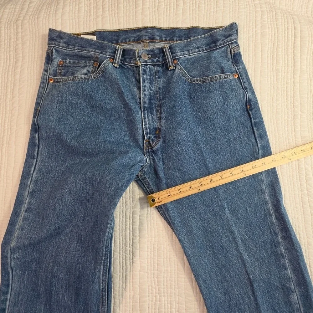 Levi's‎ 505 Jeans Men's 36x30 Med Wash 100% Cotton Straight Leg Classic Fit EUC